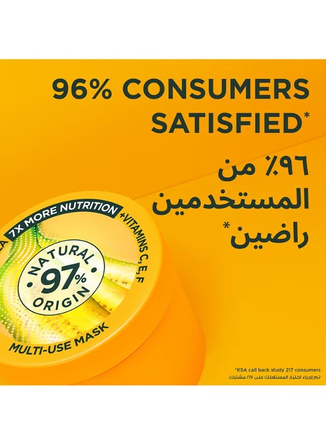 Garnier Ultra Doux 3-in-1 Nourishing Hair Mask with Banana for Dry Hair - 390ml - Image 4